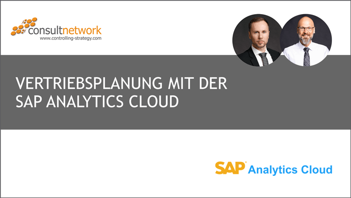 Webinaraufzeichnung Vertriebsplanung mit der SAP Analytics Cloud
