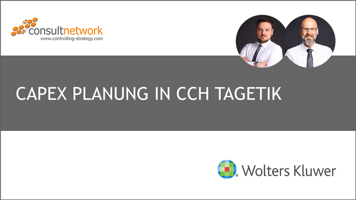 Webinaraufzeichnung: CAPEX Planung in CCH Tagetik