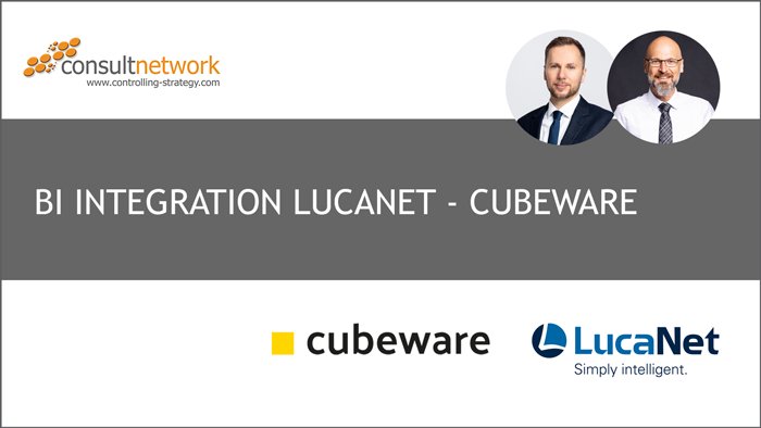 Webinaraufzeichnung BI Integration LucaNet - Cubeware
