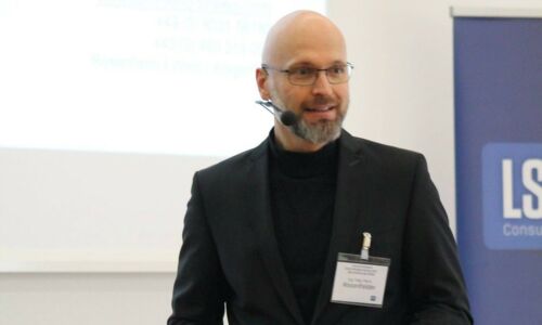 Mario Rosenfelder auf der LSZ-Veranstaltung "Industrie 4.0"