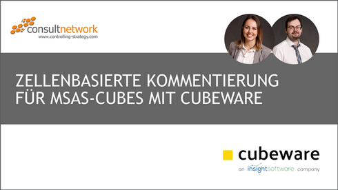 Webinaraufzeichnung Zellenbasierte Kommentierung für MSAS-Cubes mit Cubeware