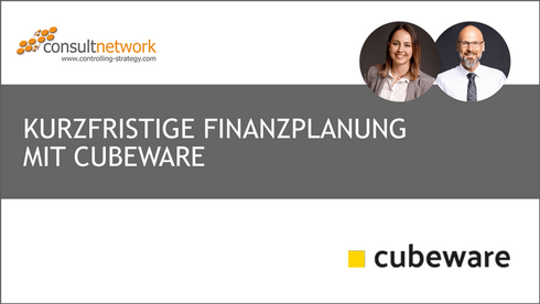 Webinaraufzeichnung: Kurzfristige Finanzplanung mit Cubeware