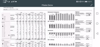 Microsoft Power BI mobile APP - ONE PAGE Cockpit nach IBCS-Standards von consultnetwork
