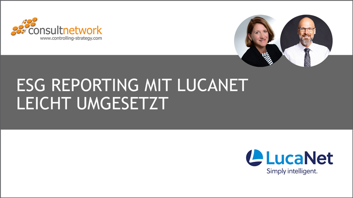 Webinaraufzeichnung: ESG Reporting mit LucaNet leicht umgesetzt