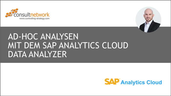 Webinaraufzeichnung: Ad-hoc Analysen mit dem SAP Analytics Cloud Data Analyzer