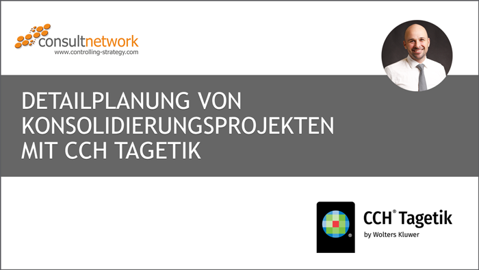 Webinaraufzeichnung: Detailplanung von Konsolidierungsprojekten mit CCH Tagetik