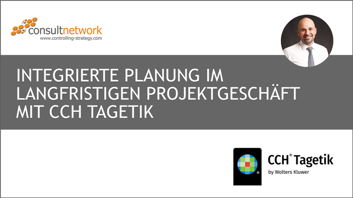 Webinaraufzeichnung Integrierte Planung im langfristigen Projektgeschäft mit CCH Tagetik