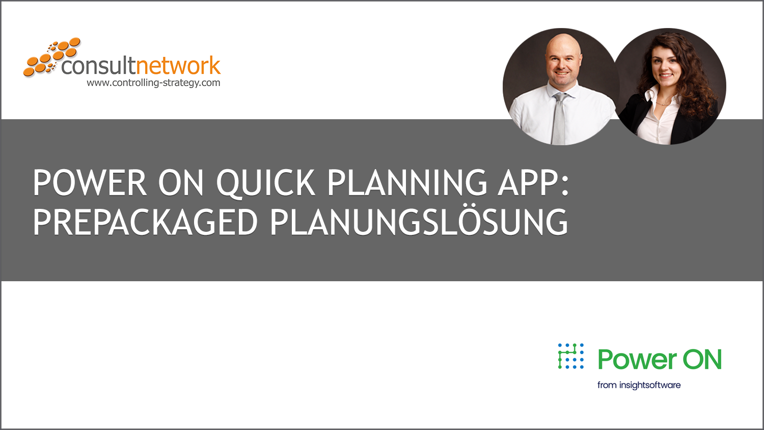 Webinaraufzeichnung Power ON Budget Planner: Prepackaged Planungslösung