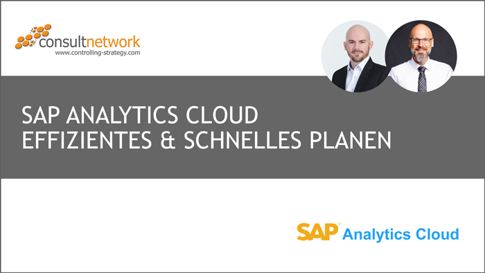 Webinaraufzeichnung: SAP Analytics Cloud: Effizientes & schnelles Planen realisieren