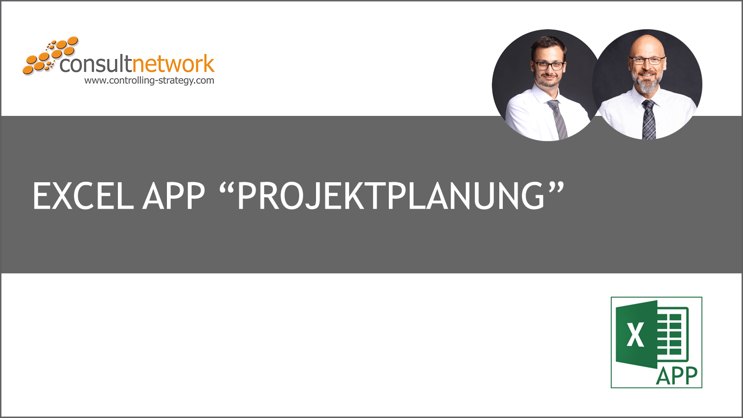 Webinaraufzeichnung: Excel APP "Projektplanung"
