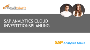 Webinaraufzeichnung: SAP Analytics Cloud - Investitionsplanung